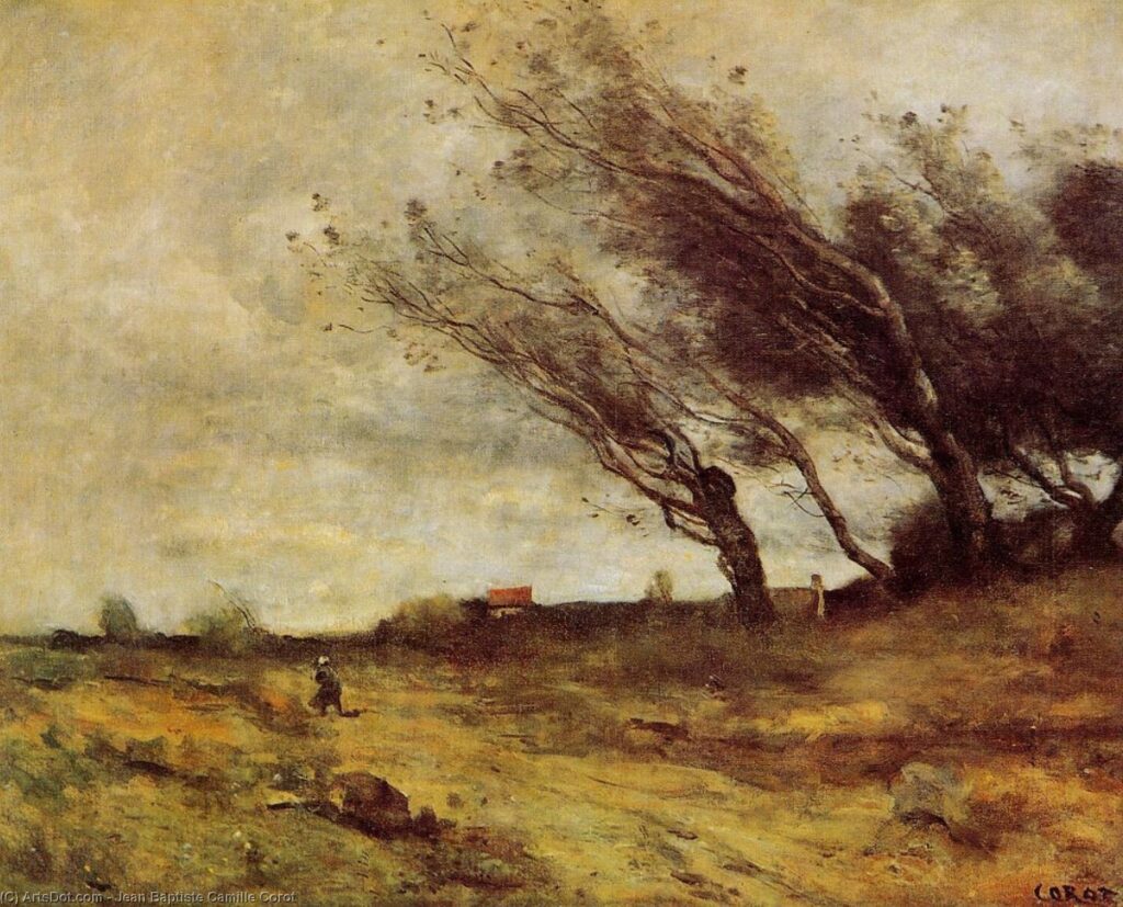 Camille Corot, Paisaje, 1865